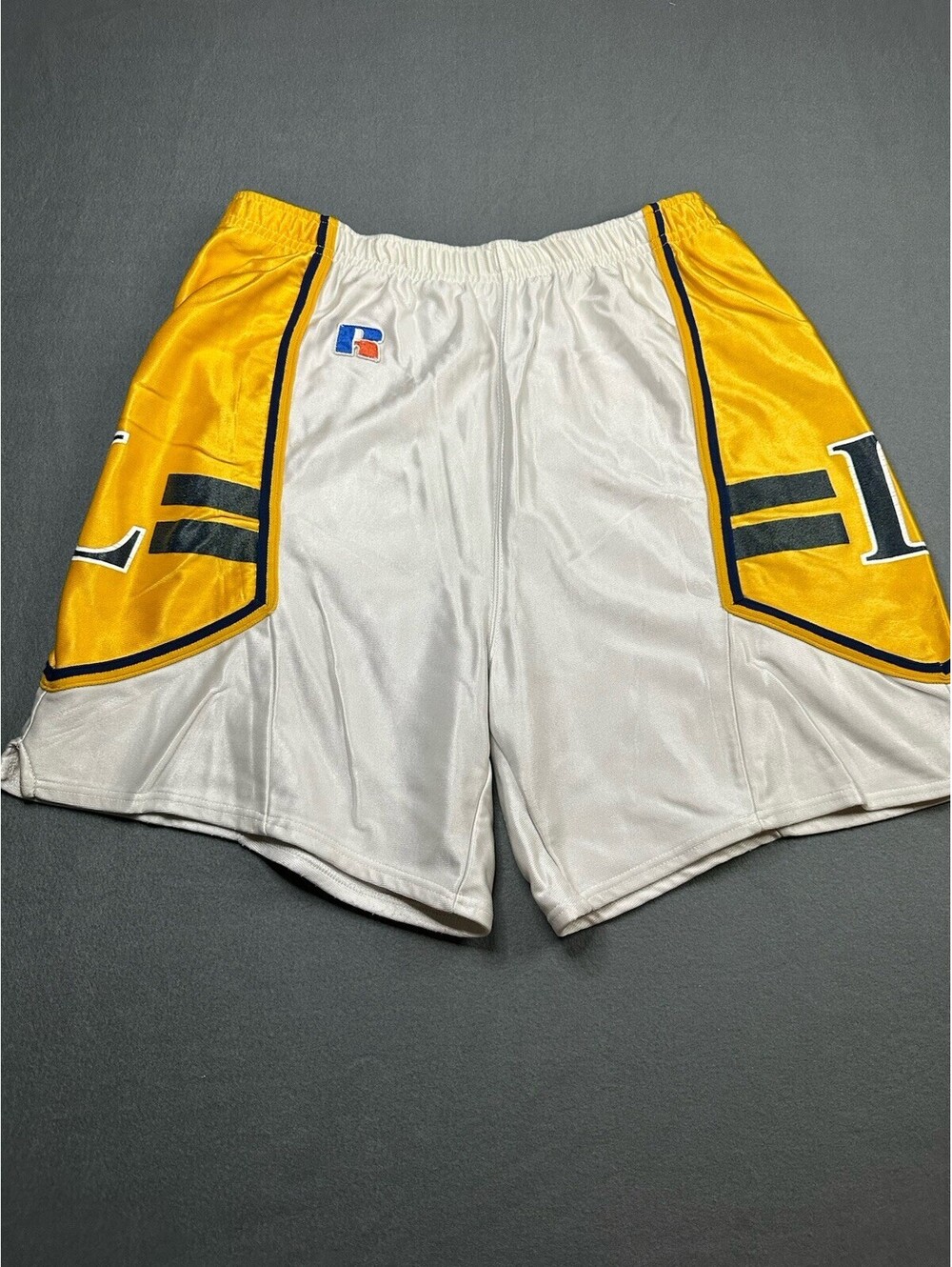 Vintage Los Angeles Lakers Basket Ball Shorts Mens Size 34 Russell Athletic